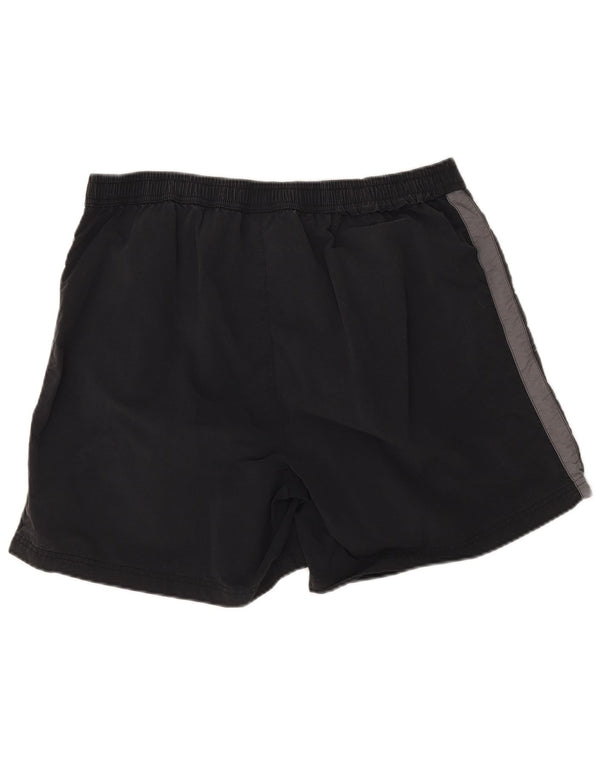 Champion Shorts deportivos gráficos para hombre 2XL Poliamida negra con bloques de color