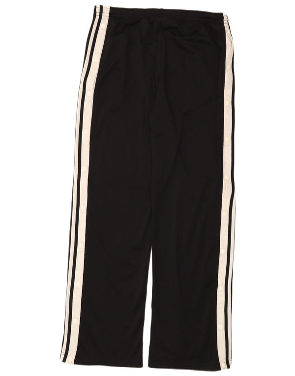 Adidas Pantalones de chándal para hombre UK 42/44 Large Negro Poliéster