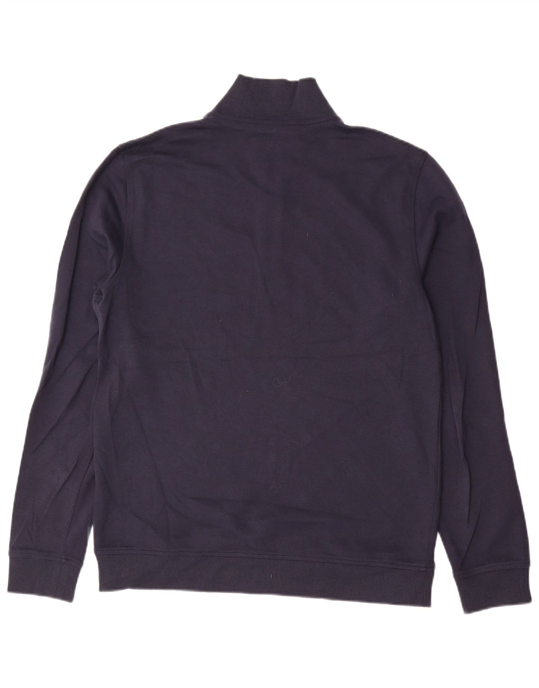 Ted Baker - Sudadera con cuello y cremallera para hombre, talla 3, algodón azul marino mediano