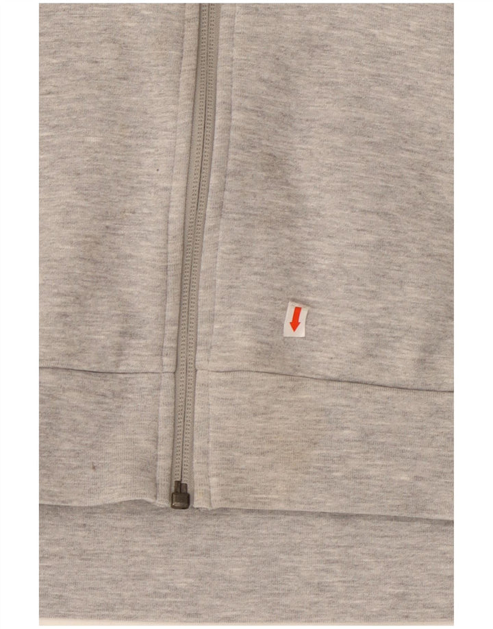 ADIDAS Sudadera con capucha y cremallera para hombre XL Algodón gris