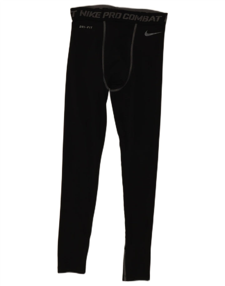 Nike Dri Fit Graphic Leggings para hombre, tamaño pequeño, poliéster negro