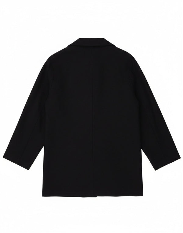 Laura Ashley Chaqueta Blazer de 2 Botones para Mujer UK 10 Small Lana Azul Marino