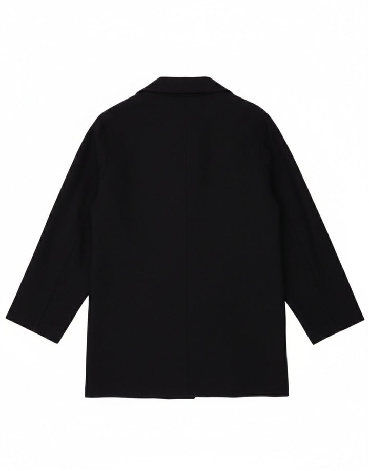 Laura Ashley Chaqueta Blazer de 2 Botones para Mujer UK 10 Small Lana Azul Marino