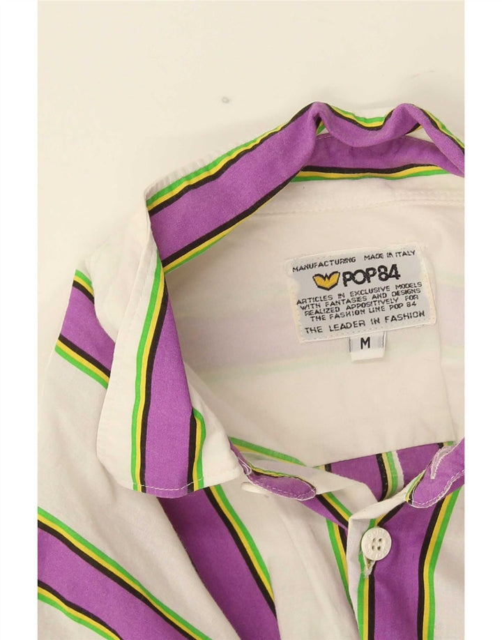 POP 84 Camisa Hombre Mediana Rayas Blancas
