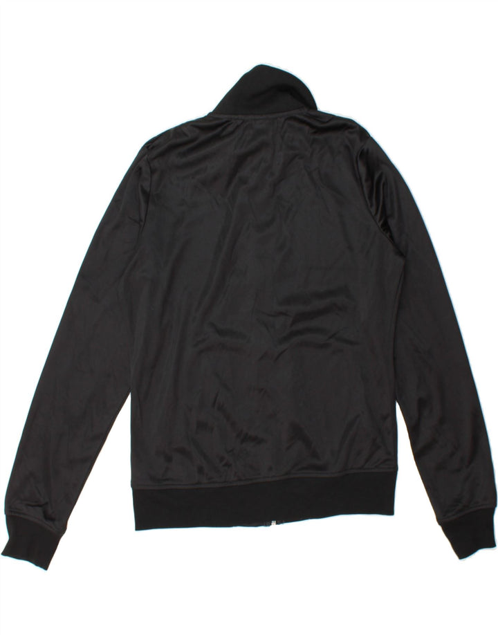 DIADORA Womens Tracksuit Top Jacket UK 14 Medium Black Polyester Vintage Diadora and Second-Hand Diadora from Messina Hembry 
