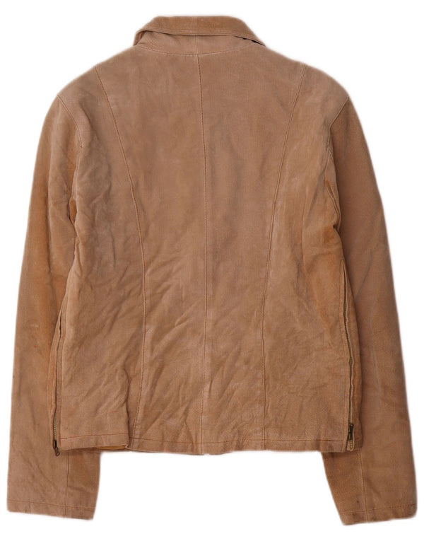 Chaqueta de ante para mujer Effe Ti IT 44 Cuero beige medio