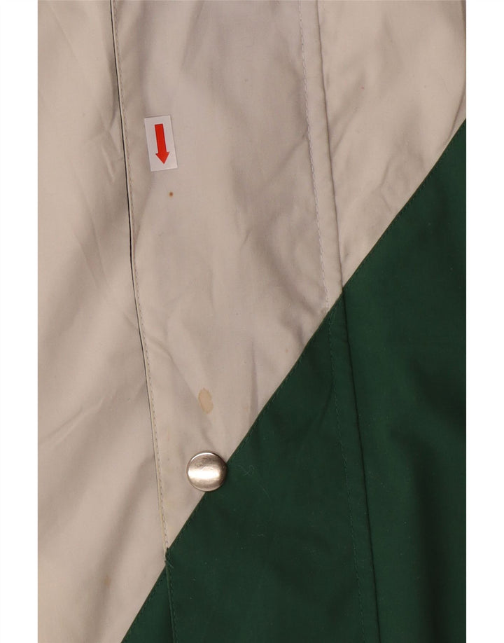 Patriot Chaqueta bomber con capucha para hombre UK 36 Small Verde Colorblock Algodón