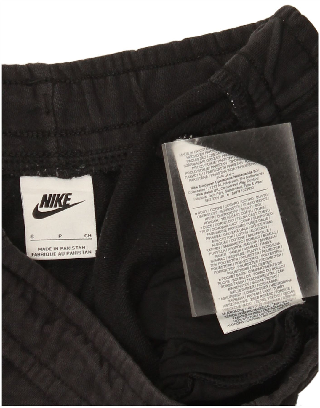 Nike - Pantalones de chándal para hombre, color negro, algodón