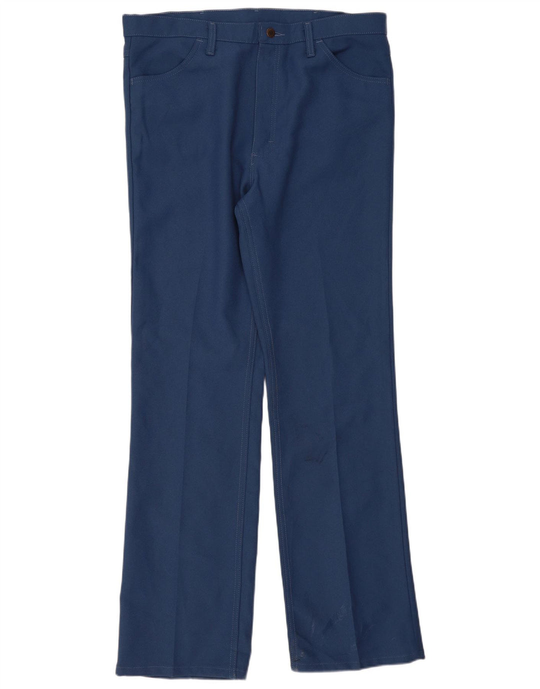Pantalón Casual Recto Para Hombre Wrangler W38 L34 Poliéster Azul