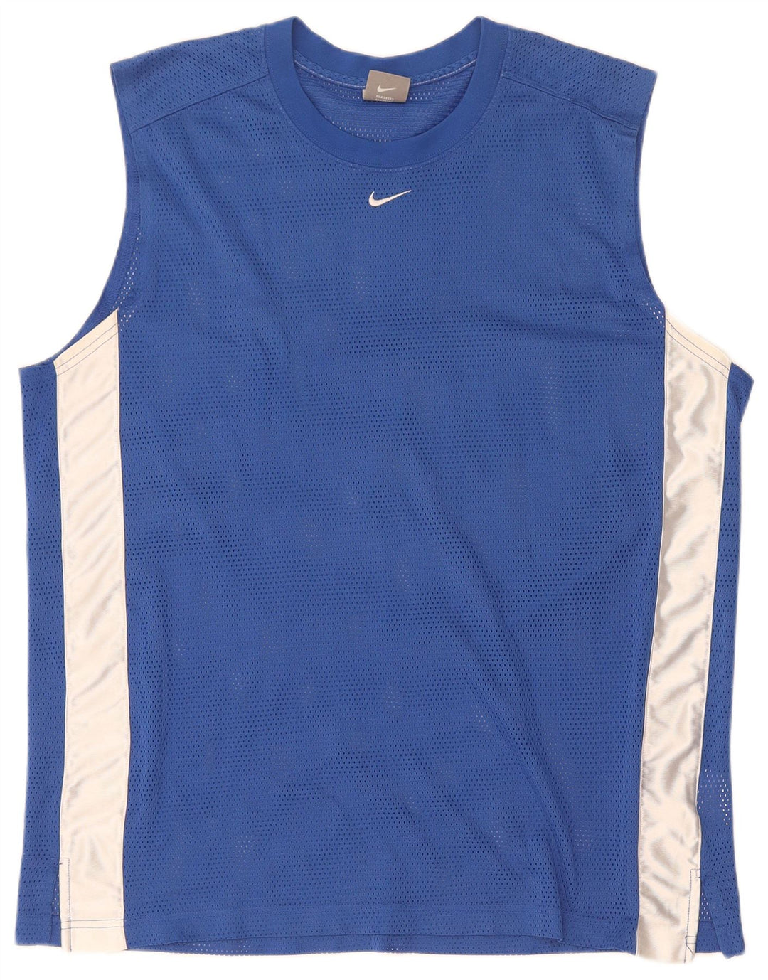 Nike - Camiseta sin mangas para hombre, talla grande, color azul, poliéster
