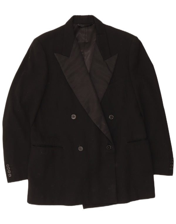 Burton Chaqueta tipo blazer extragrande con doble botonadura para mujer UK 6 XS Negro