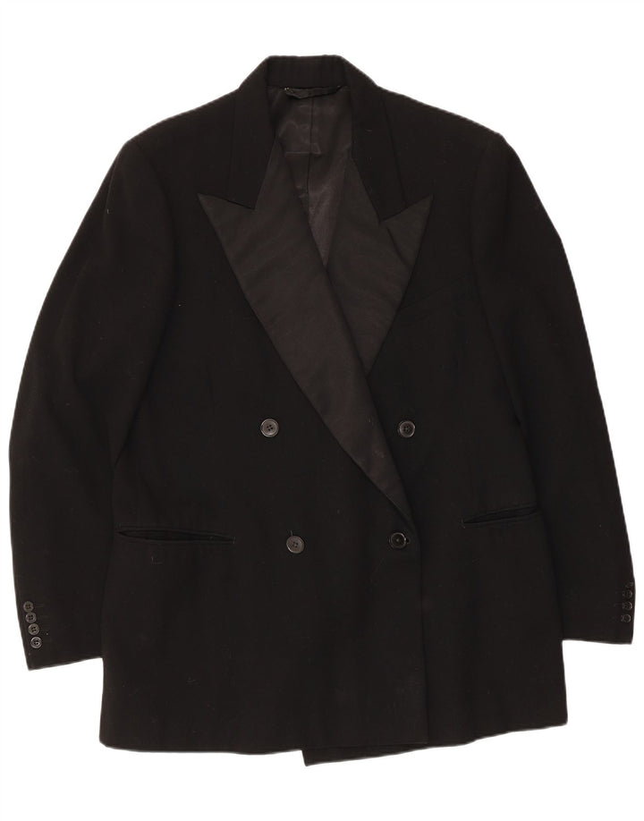 Burton Chaqueta tipo blazer extragrande con doble botonadura para mujer UK 6 XS Negro
