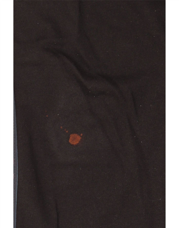 Kappa Hombre Pantalones De Chándal Con Gráfico Joggers Medium Black Colourblock