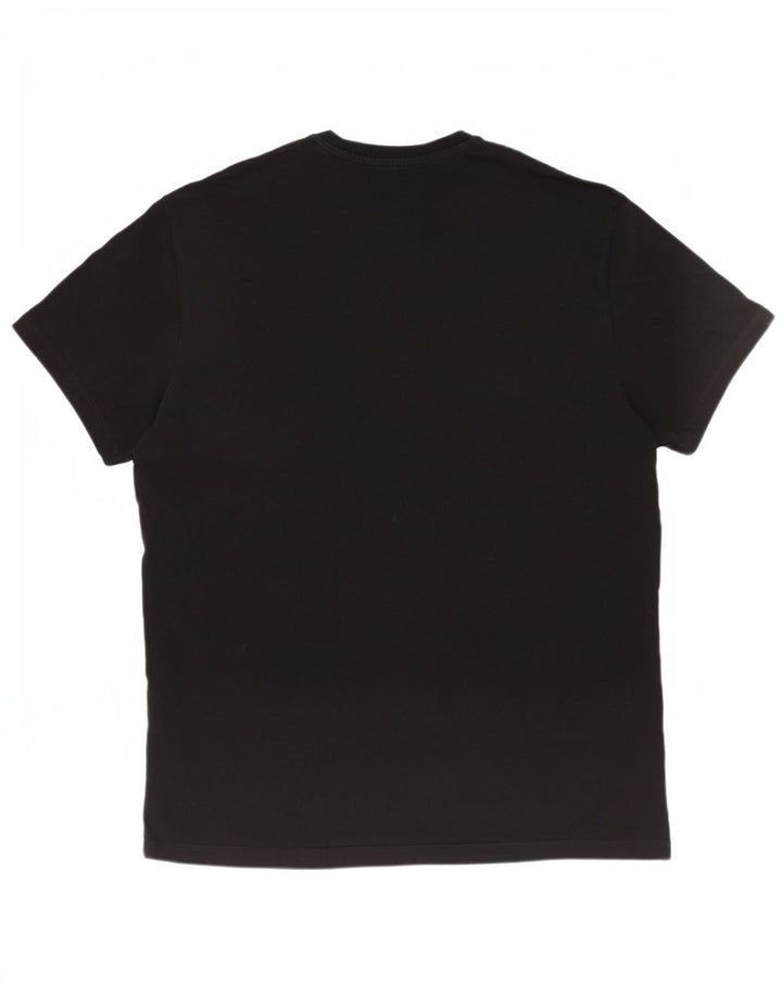 Armani Exchange Camiseta Estampada Regular para Hombre Top Pequeño Negro Geométrico