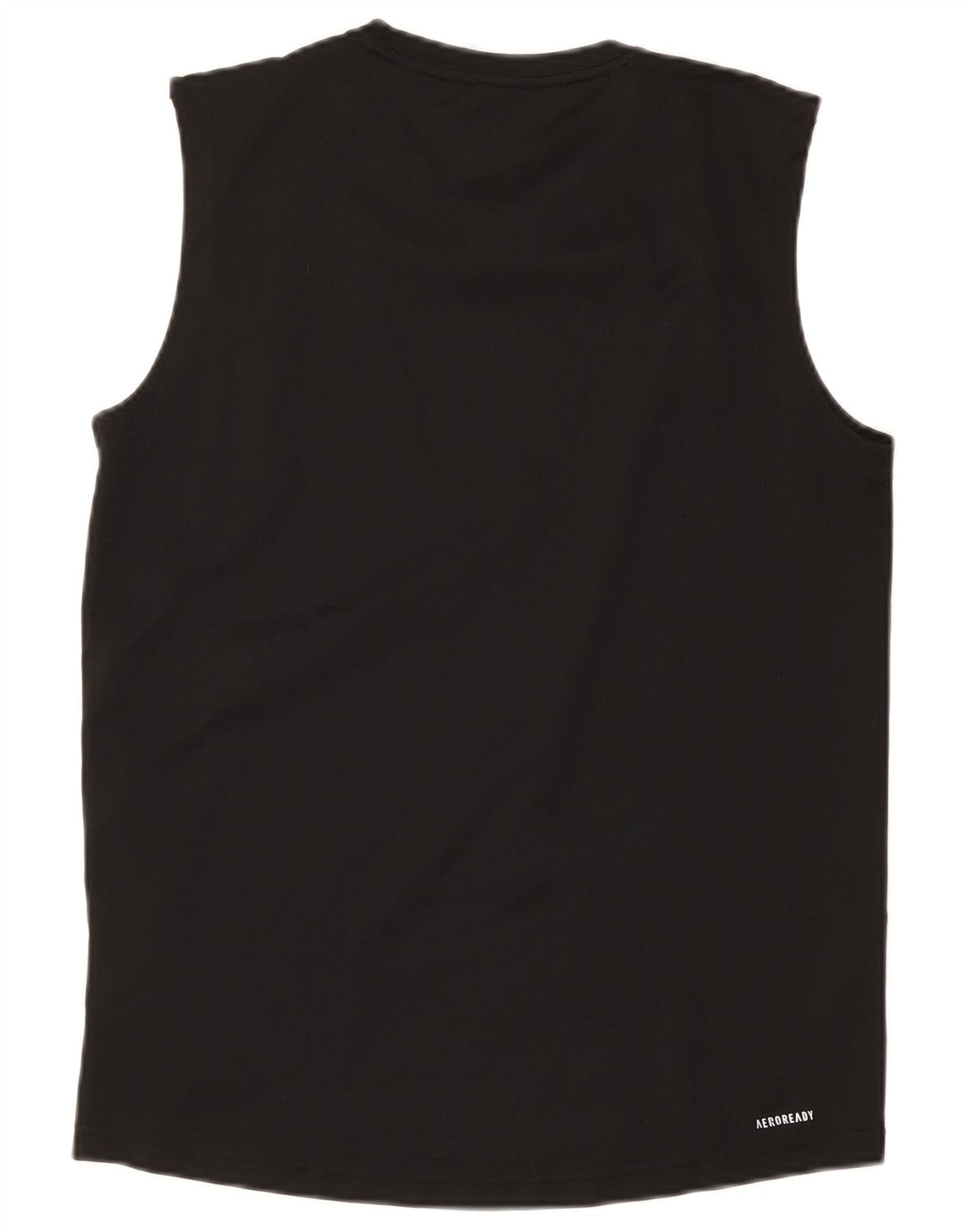 Adidas Hombre Aeroready Chaleco Top Medio Negro Poliéster