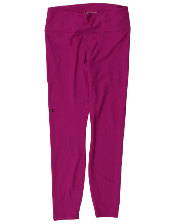 Under Armour Leggings para mujer UK 44 Poliéster morado grande