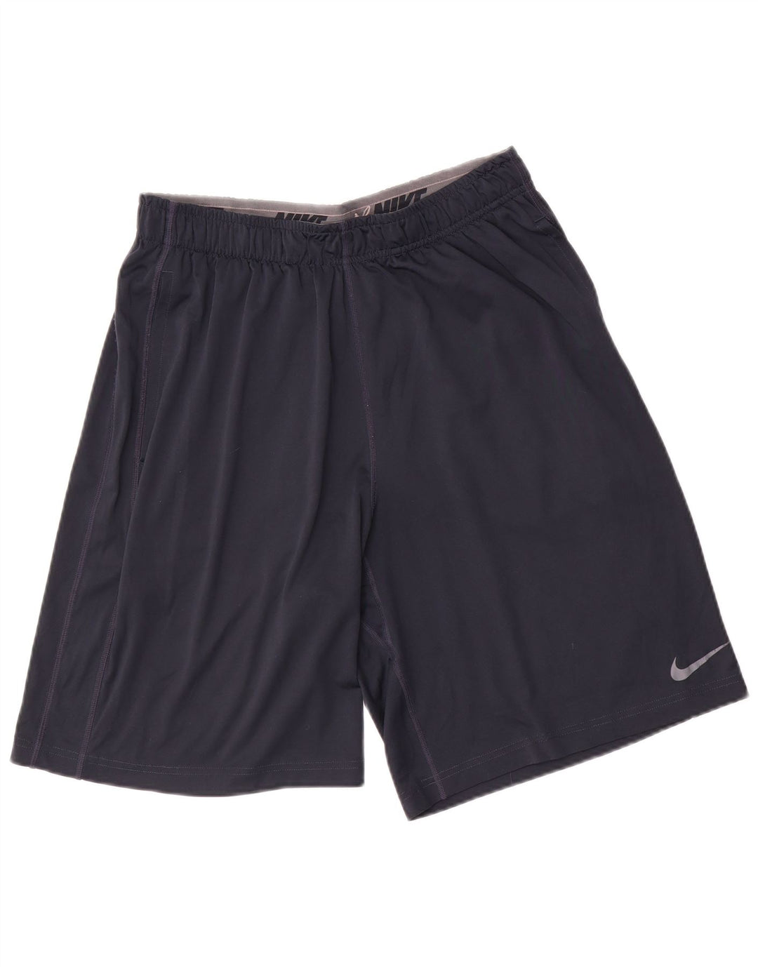 Pantalones cortos deportivos Nike Dri Fit para hombre Poliéster azul marino mediano
