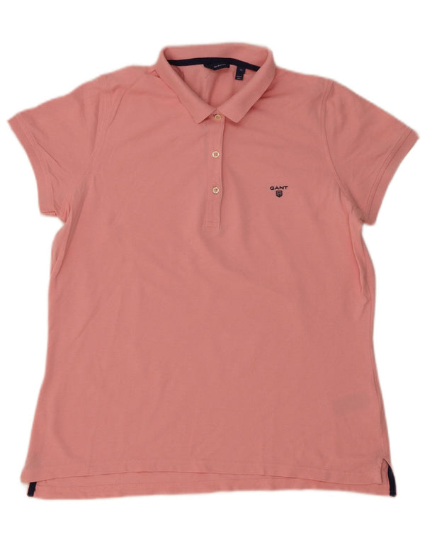 Gant Polo Mujer UK 40 XL Algodón Rosa