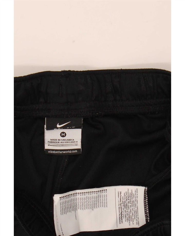 Pantalones cortos deportivos Nike Dri Fit para hombre Poliéster a rayas negras medianas