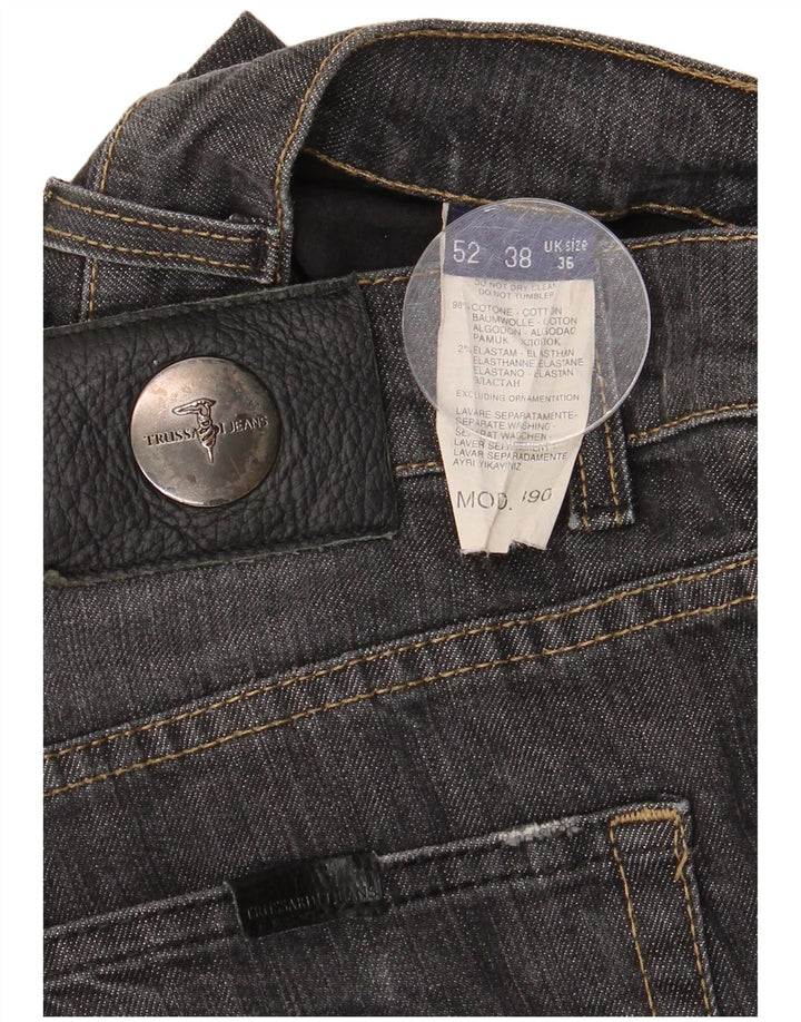 Vaqueros Trussardi Hombre Rectos W36 L30 Negro Algodón