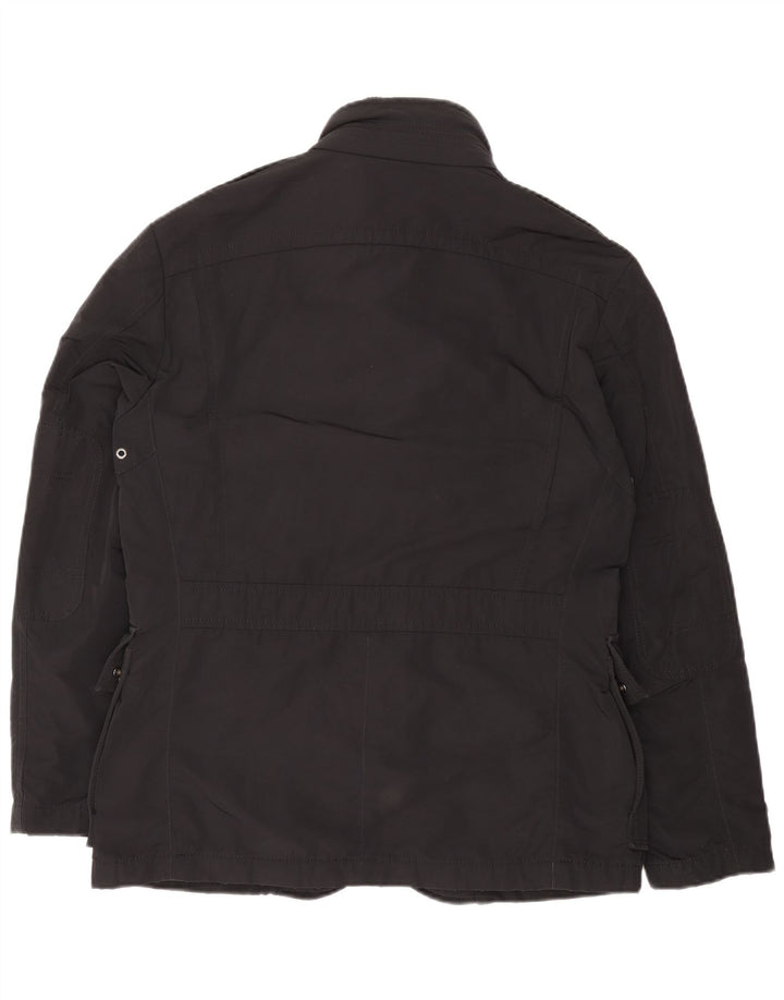Hugo Boss Chaqueta utilitaria para hombre EU 50 Grande Poliéster negro