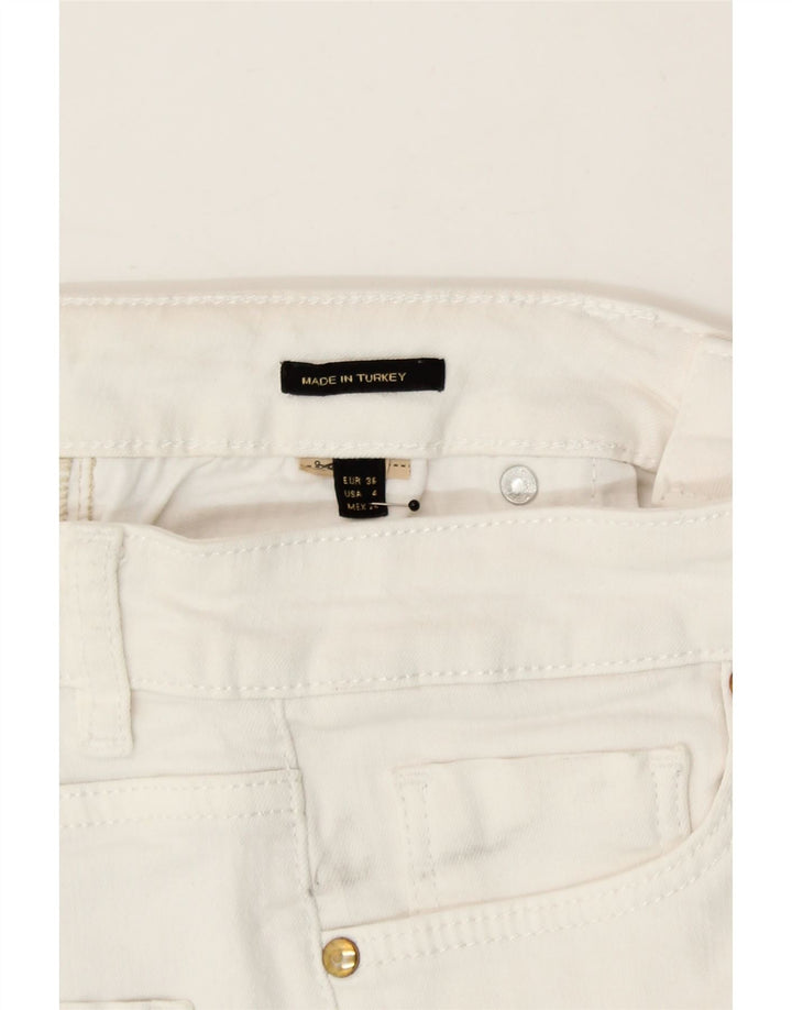 MASSIMO DUTTI Womens Bootcut Jeans EU 36 XS W26 L25 White Vintage Massimo Dutti and Second-Hand Massimo Dutti from Messina Hembry 