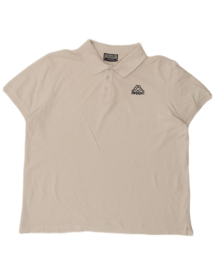 Kappa Polo Hombre 2XL Blanco