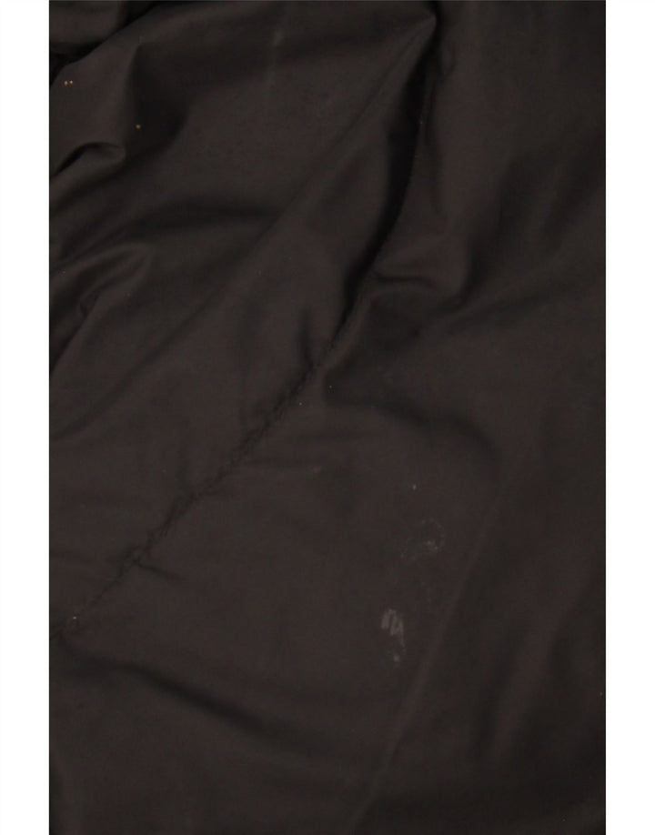 Karen Millen Abrigo acolchado para mujer UK 44 Grande Poliamida negra