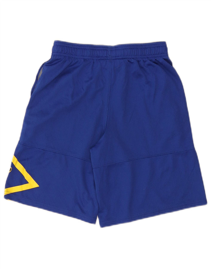 UNDER ARMOUR Pantalones cortos deportivos Heat Gear Graphic para niños 9-10 años Azul medio