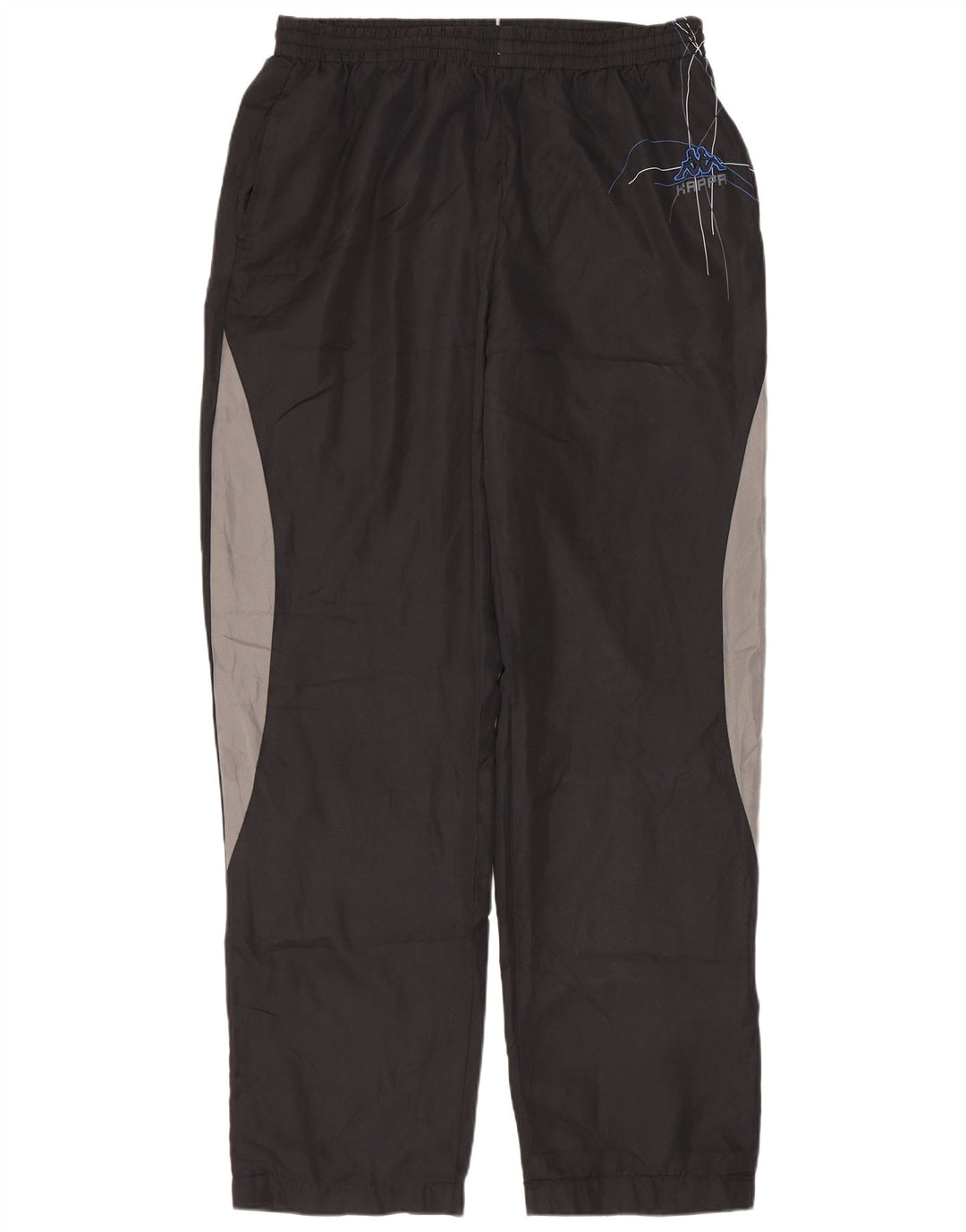 Kappa Hombre Pantalones De Chándal Large Negro Colorblock Poliéster