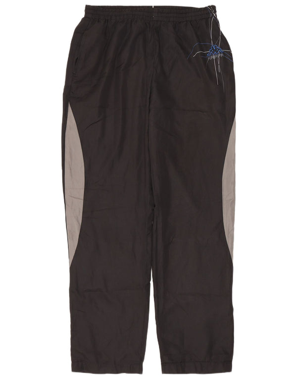 Kappa Hombre Pantalones De Chándal Large Negro Colorblock Poliéster