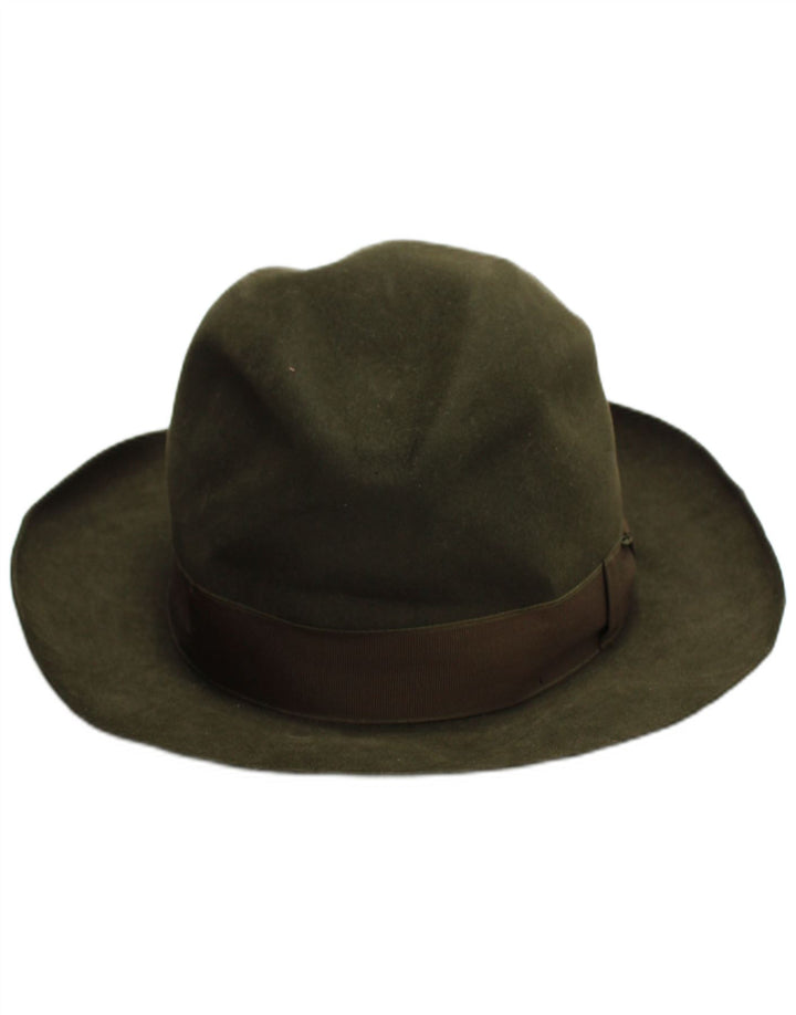 Cervo Sombrero Fedora para hombre mediano caqui clásico