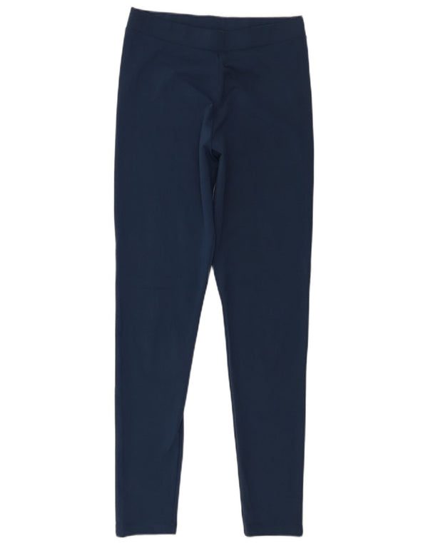 Adidas Leggings gráficos para mujer UK 10 Small Azul marino Poliéster