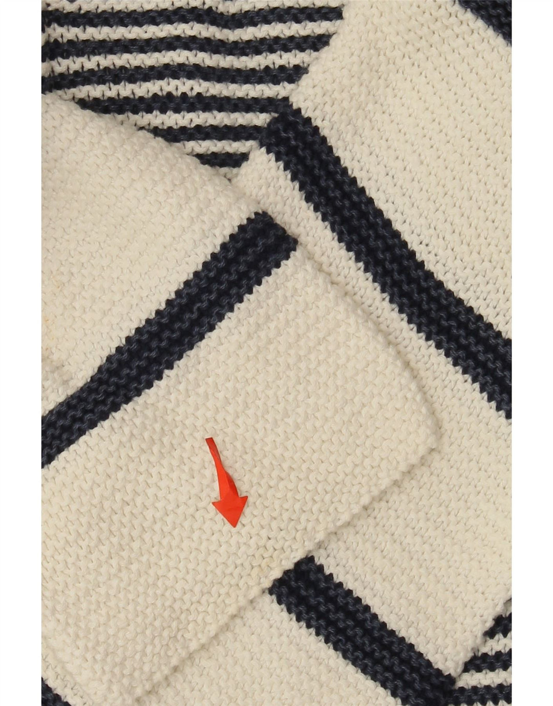 Tommy Bahama Suéter con cuello en V para mujer UK 14 Medium Off White Nautical