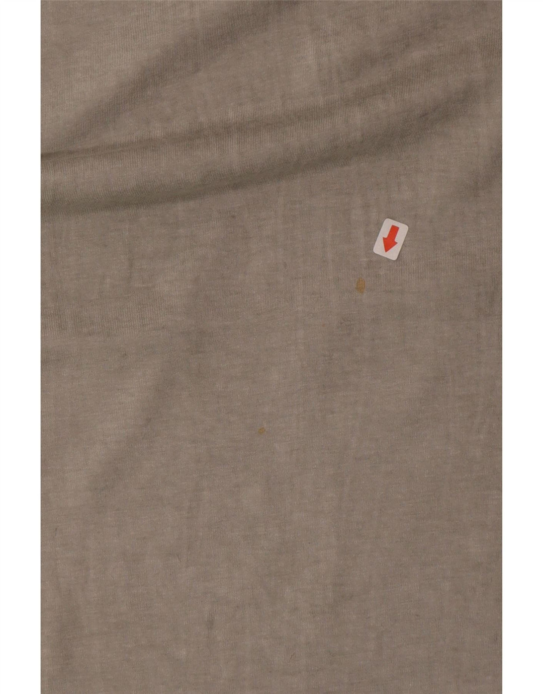 Diesel Hombre Camiseta Top Grande Gris Algodón