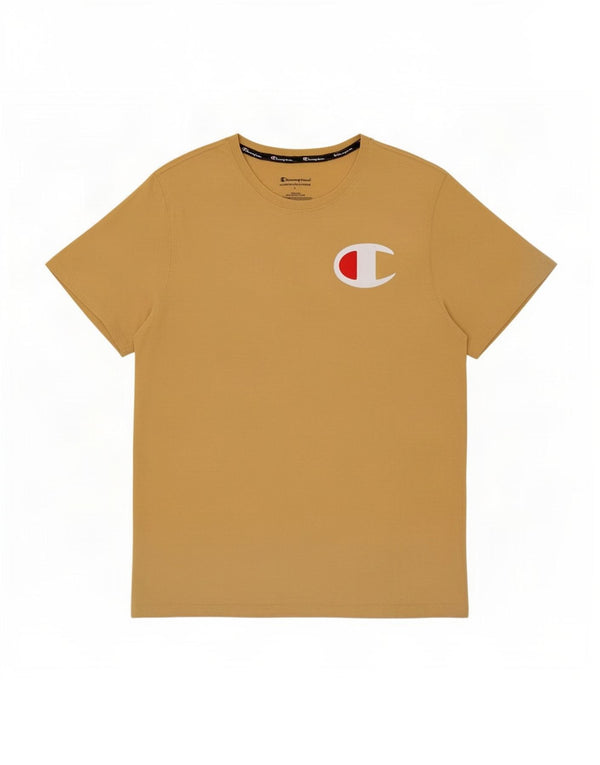 Champion Camiseta Gráfica Para Hombre Top Grande De Algodón Amarillo