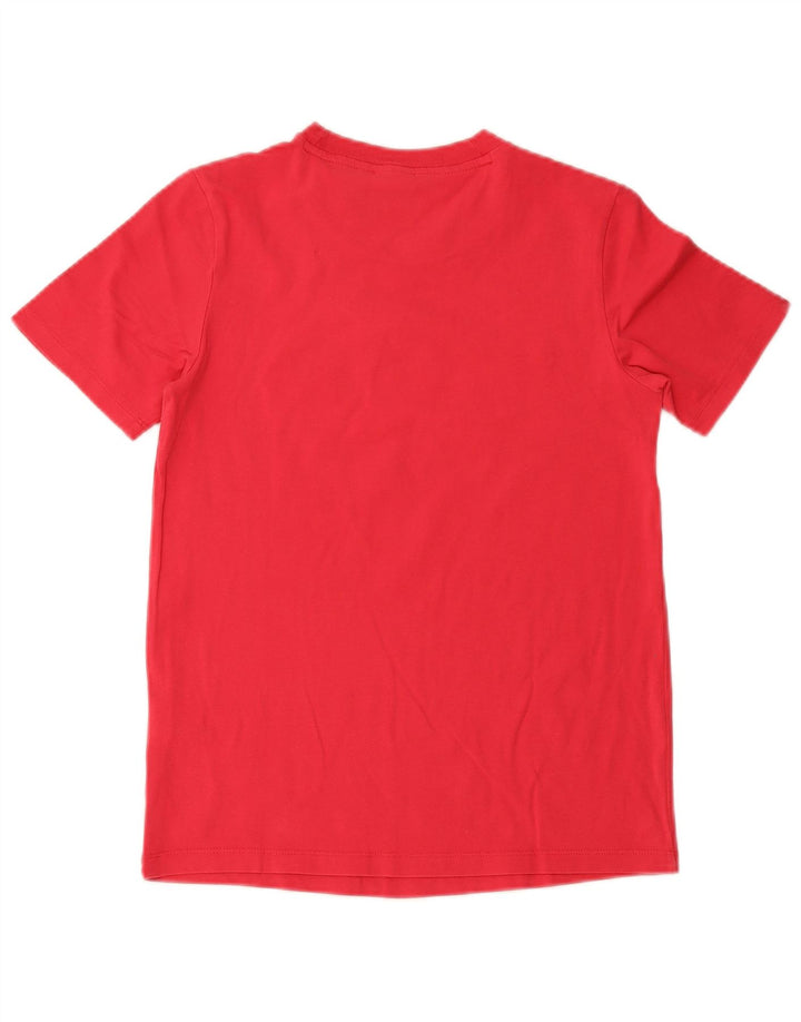 ADIDAS Camiseta gráfica para mujer Top UK 10 Small Pink Cotton