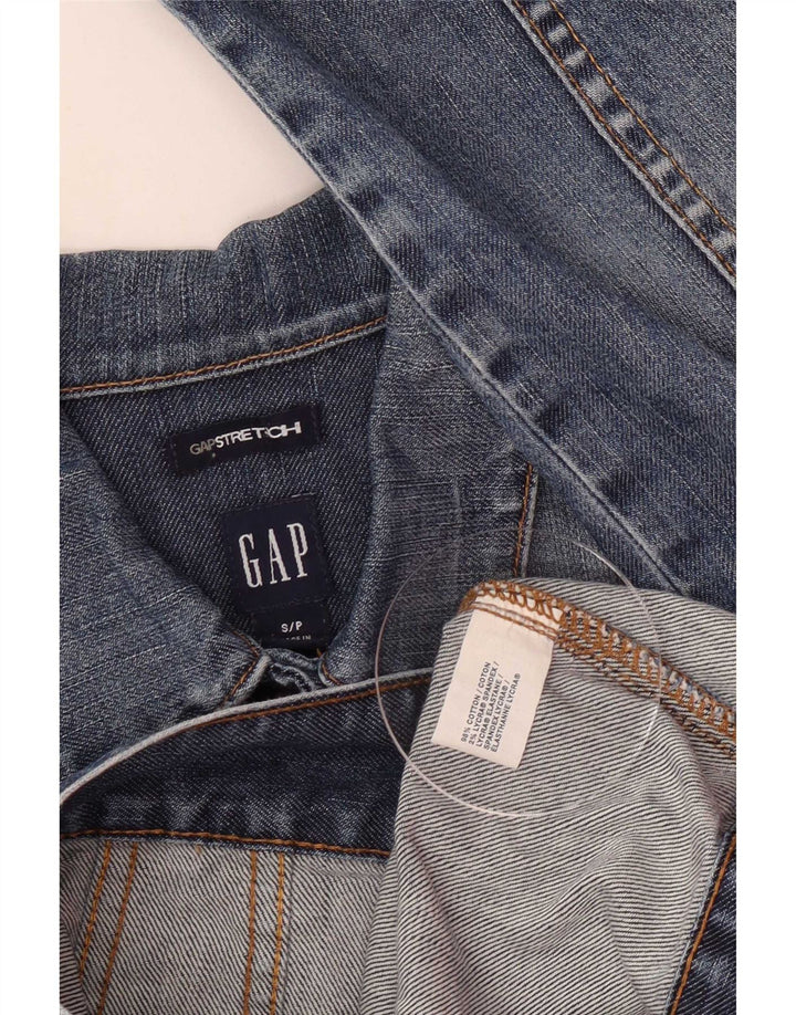Gap Chaqueta Vaquera Petite para Mujer UK 10 Small Algodón Azul