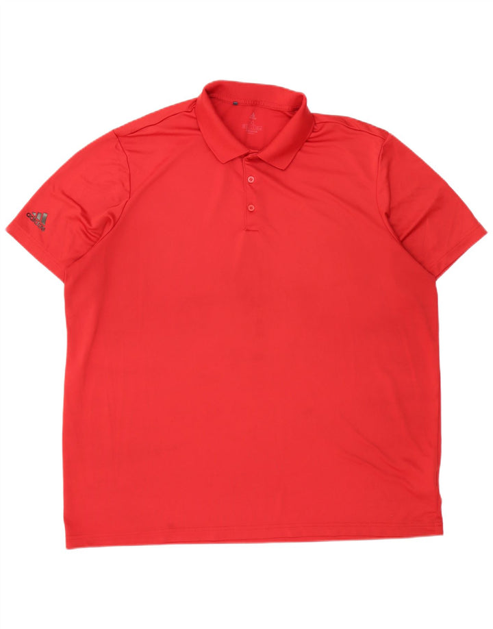 Polo ADIDAS Hombre 2XL Poliéster Rojo