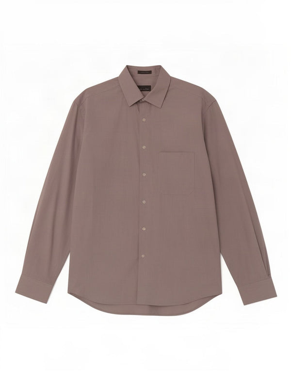 Camisa Massimo Dutti Hombre Talla 42 Grande Gris Algodón