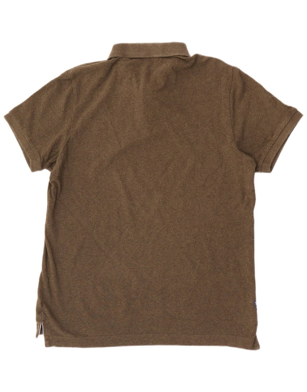 SUPERDRY Polo para hombre 2XL Caqui Algodón