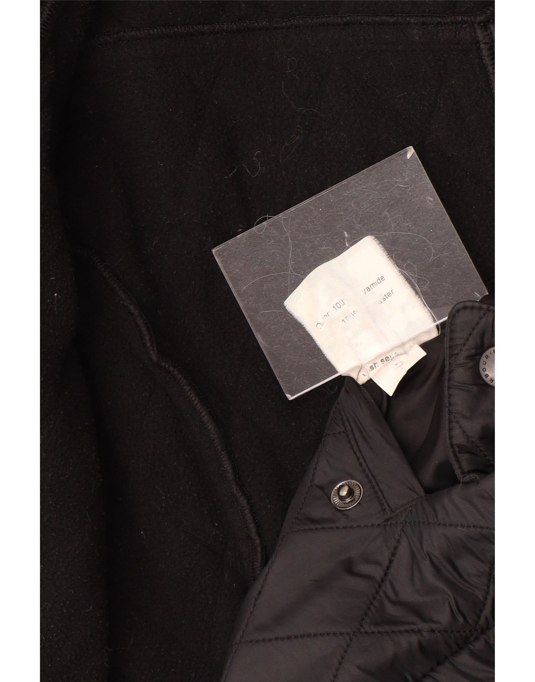Barbour Chaqueta acolchada para mujer UK 46 Grande Poliamida negra