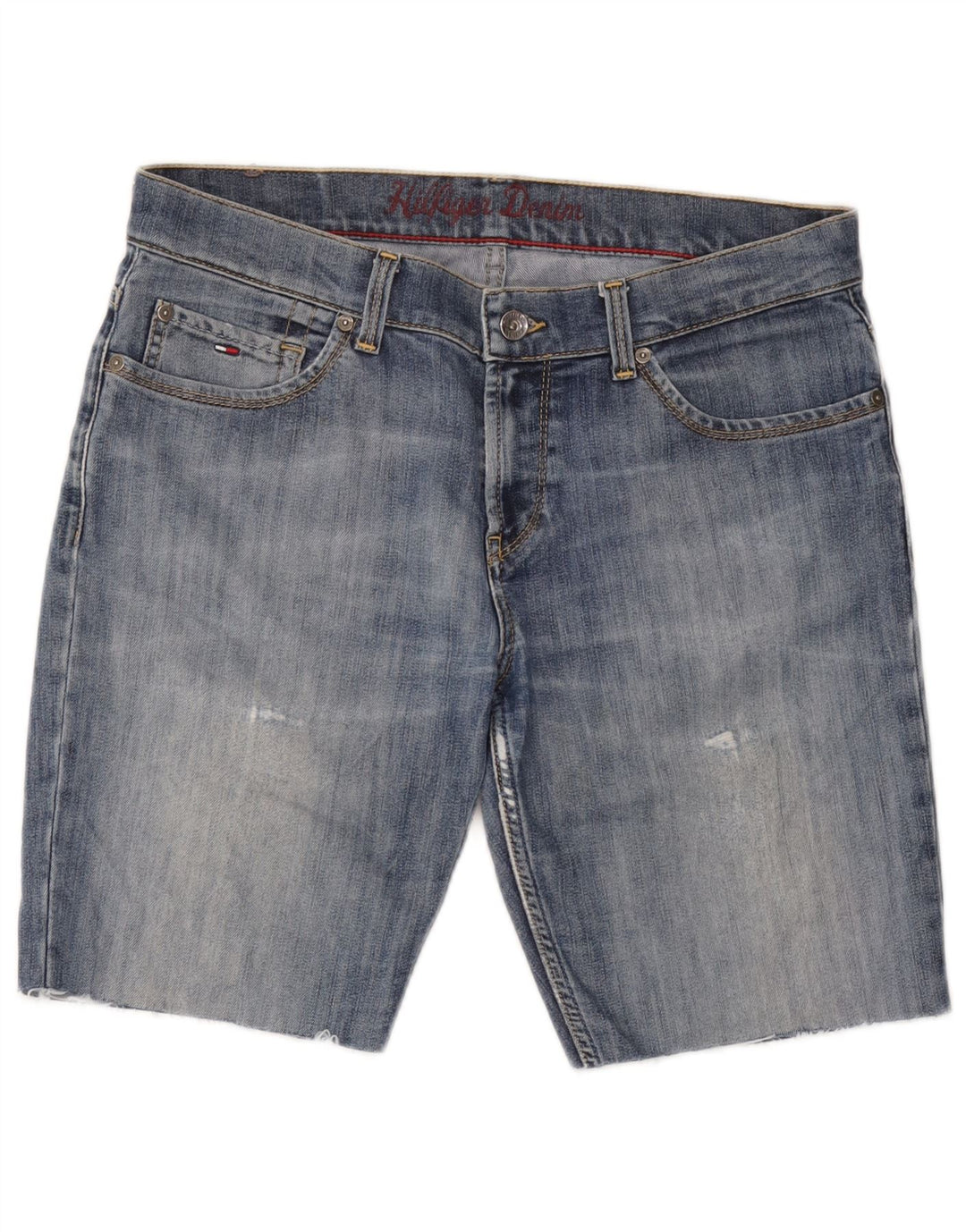 Tommy Hilfiger Pantalones cortos de mezclilla para mujer W34 Azul grande