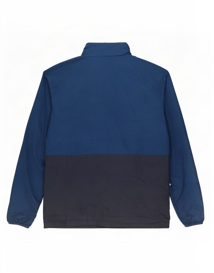 Umbro Hombre Chándal Top Chaqueta Grande Azul Marino Colorblock Poliéster