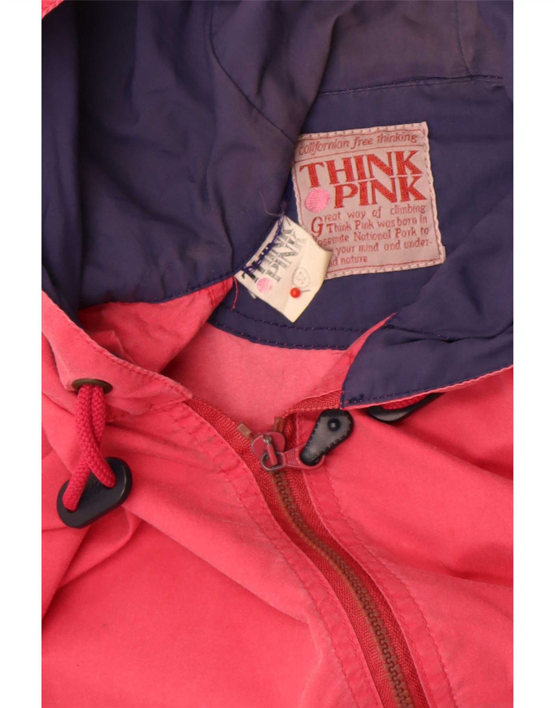 Think Pink Chaqueta impermeable con capucha para hombre IT 52 XL Poliamida