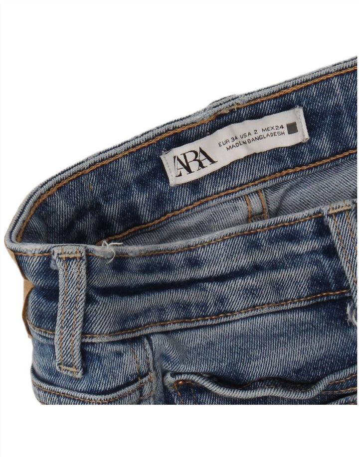 Zara Vaqueros Bootcut Mujer EU 34 2XS W24 L25 Azul