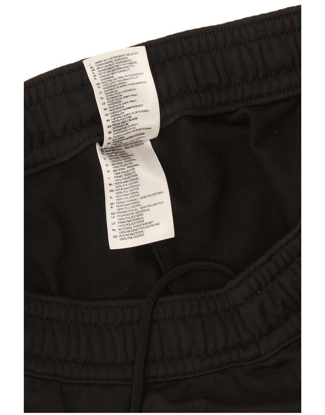 Adidas Pantalones de Chándal para Mujer UK 12/14 Mediano Negro Poliéster
