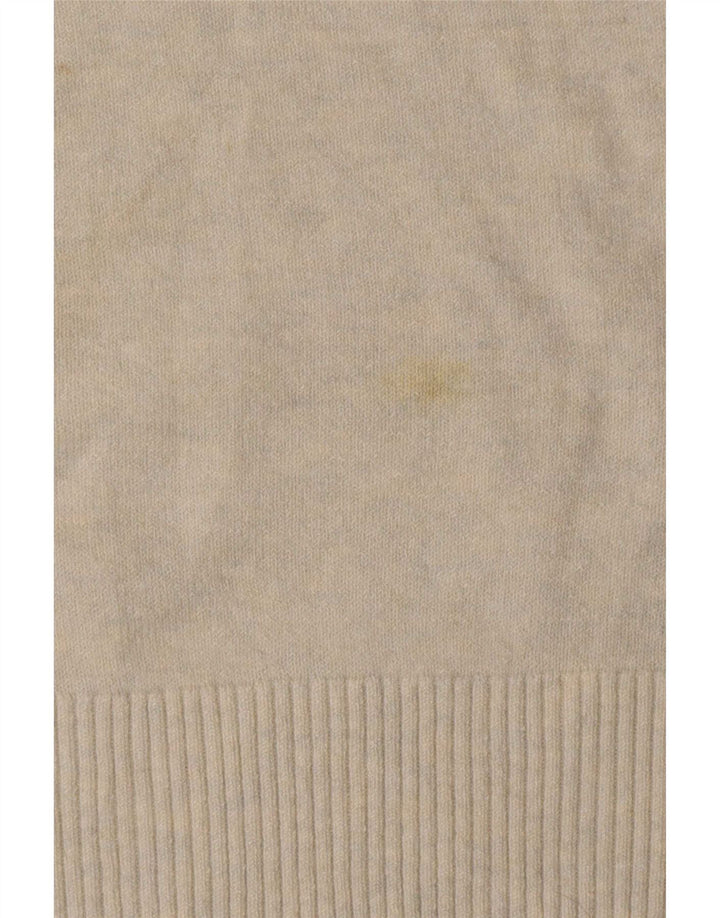 Marks & Spencer Suéter de Cuello Redondo para Mujer UK 44 Medio Beige