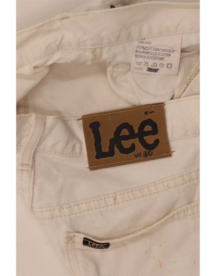 Lee Jeans Rectos Para Hombre W30 L31 Algodón Blanco