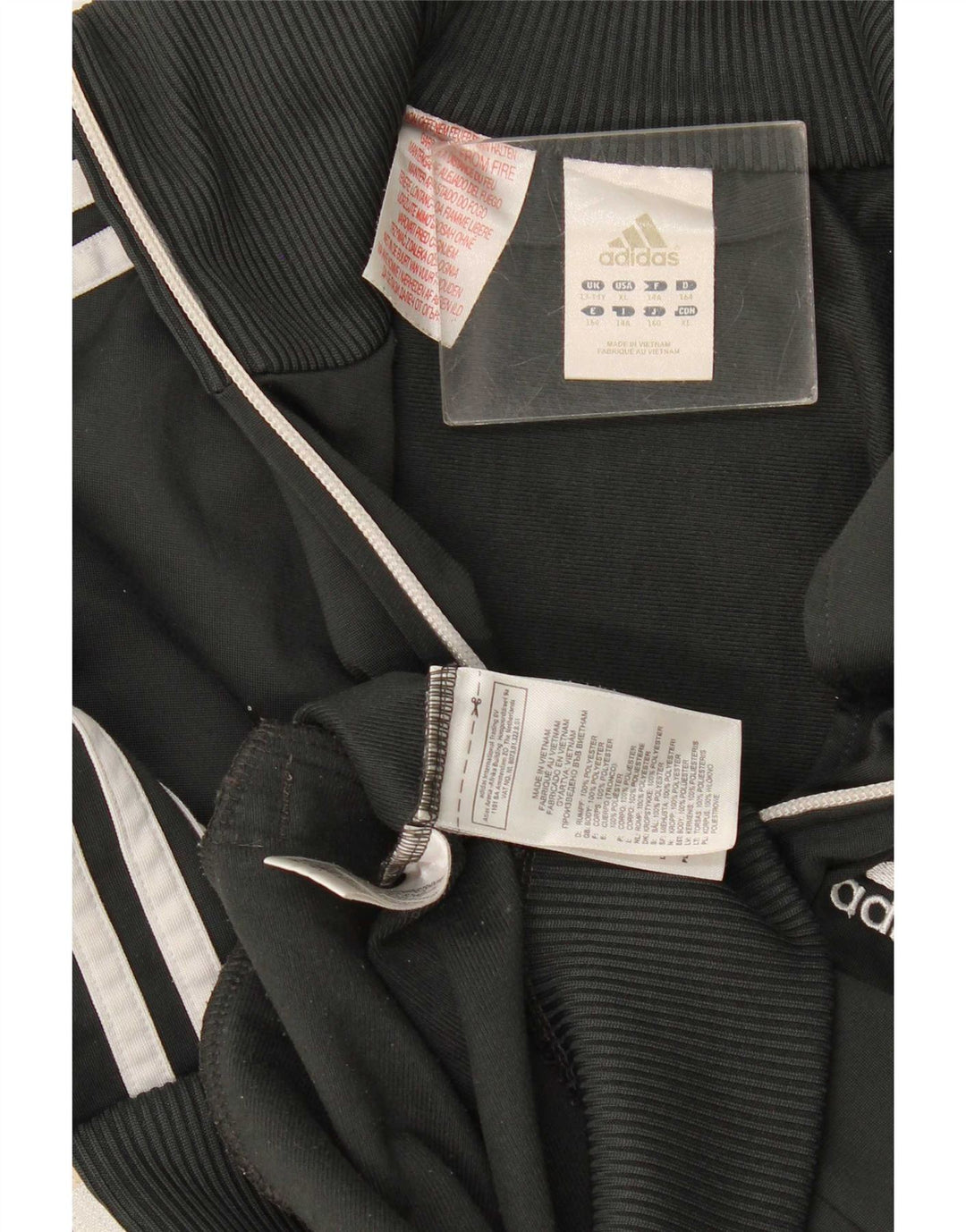 Chaqueta deportiva Adidas para niño 13-14 años Negro Poliéster